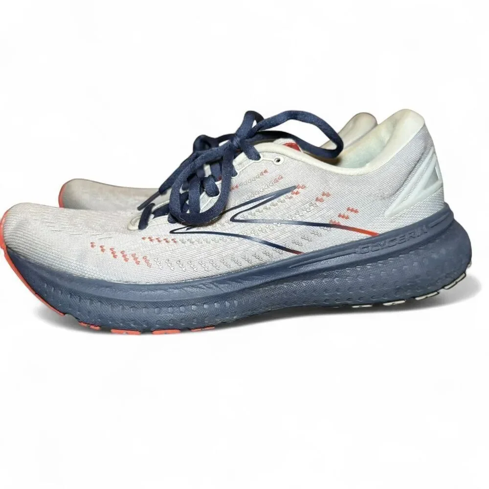 Brooks Men’s Glycerin 19 Gray neutral running athletic shoes Size 8.5